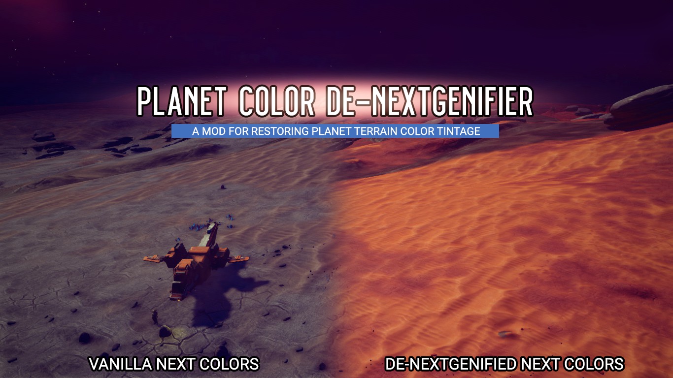 Planet Color De-nextgenifier