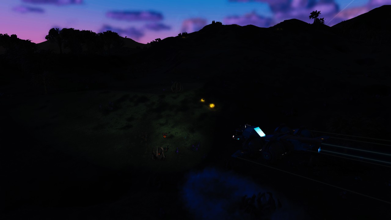 Night Time Discovery Next – Ships with lights
