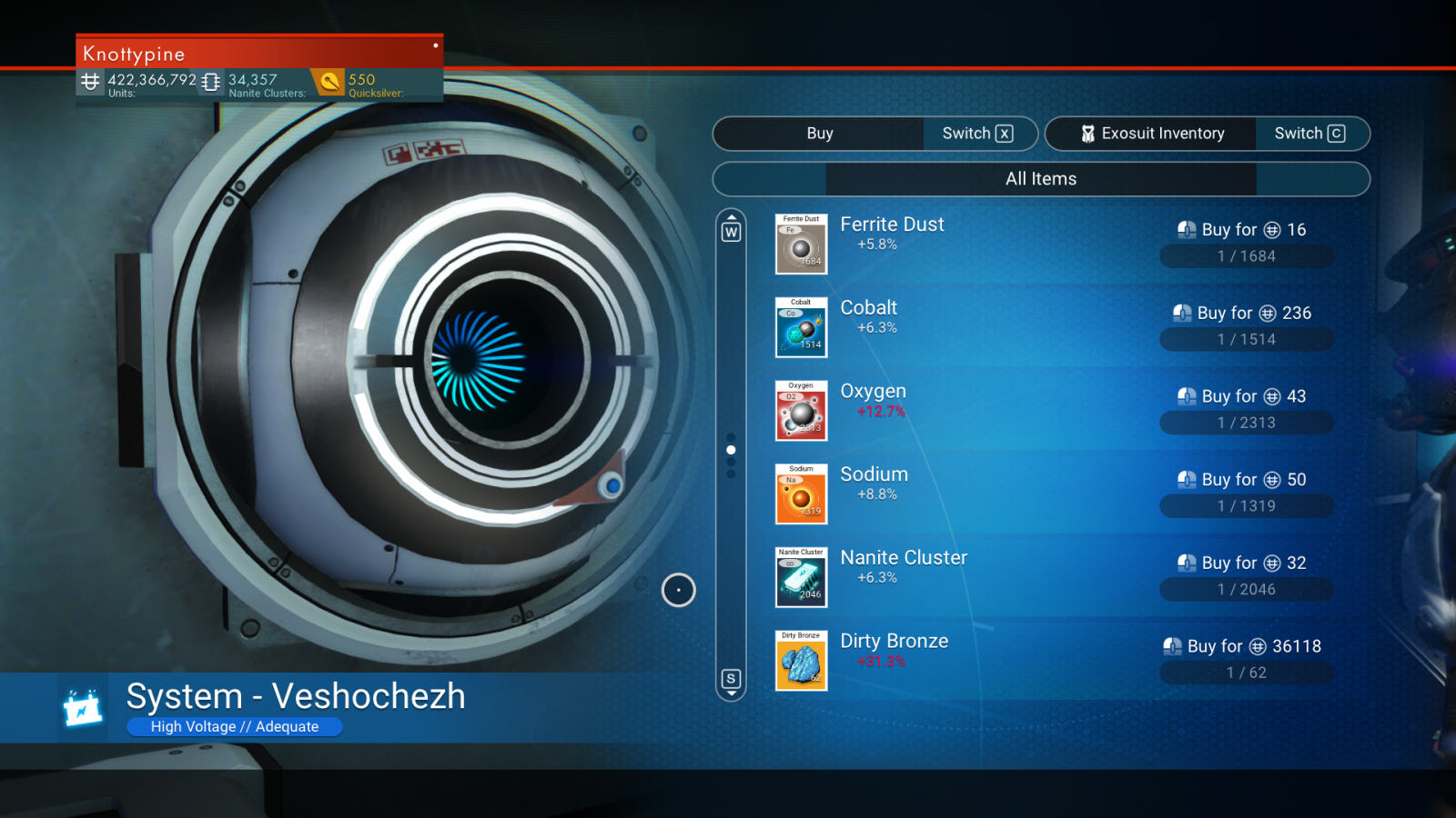Nanites Trading