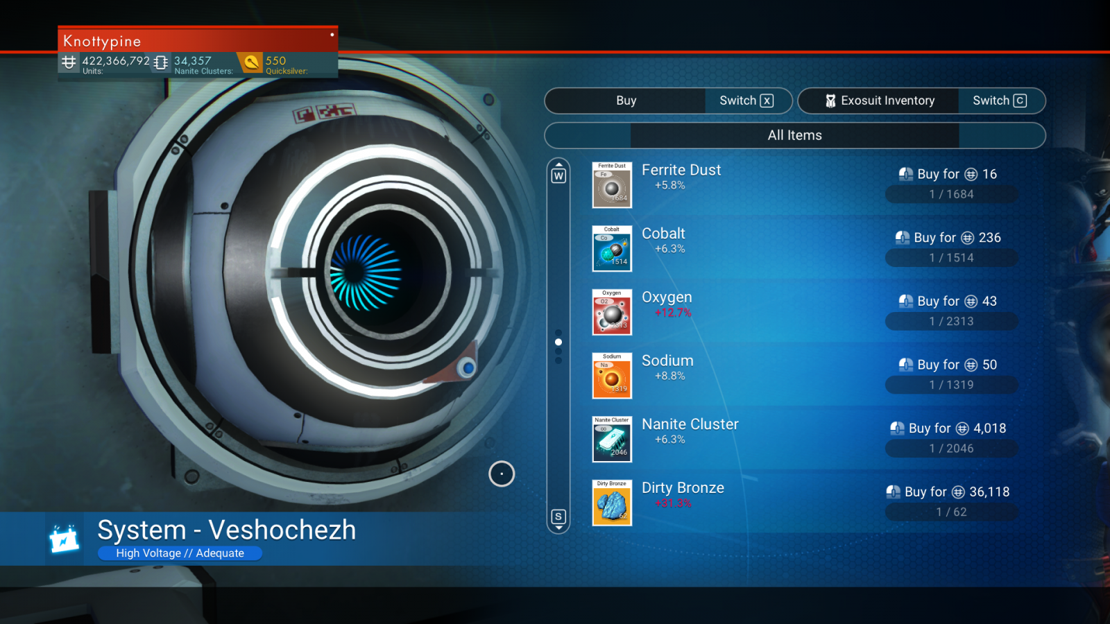 Nanites Trading