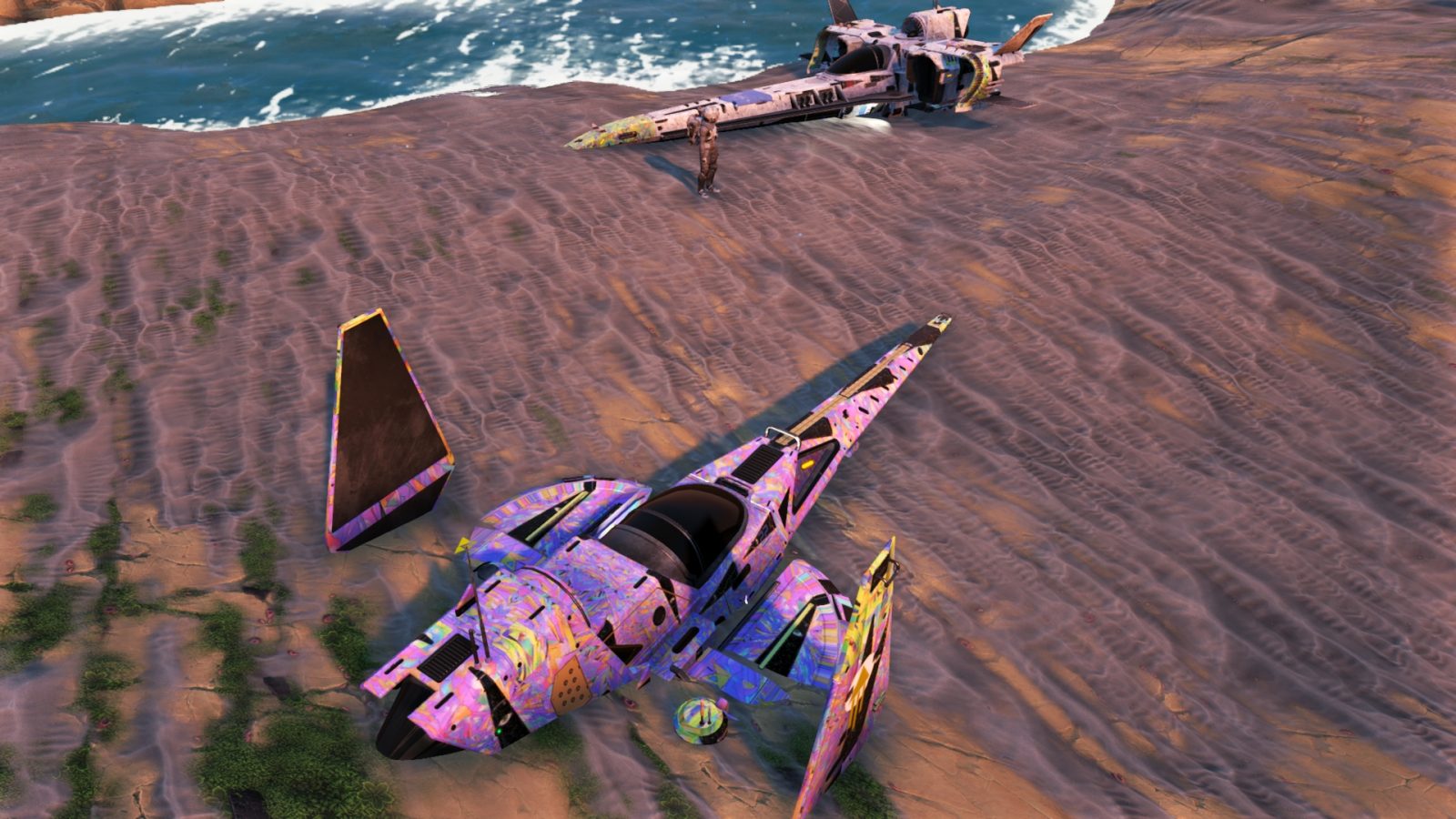 Psychedelic Fighter Paintjob