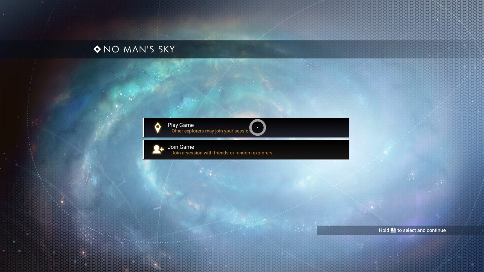 Galaxy Main Menu Background