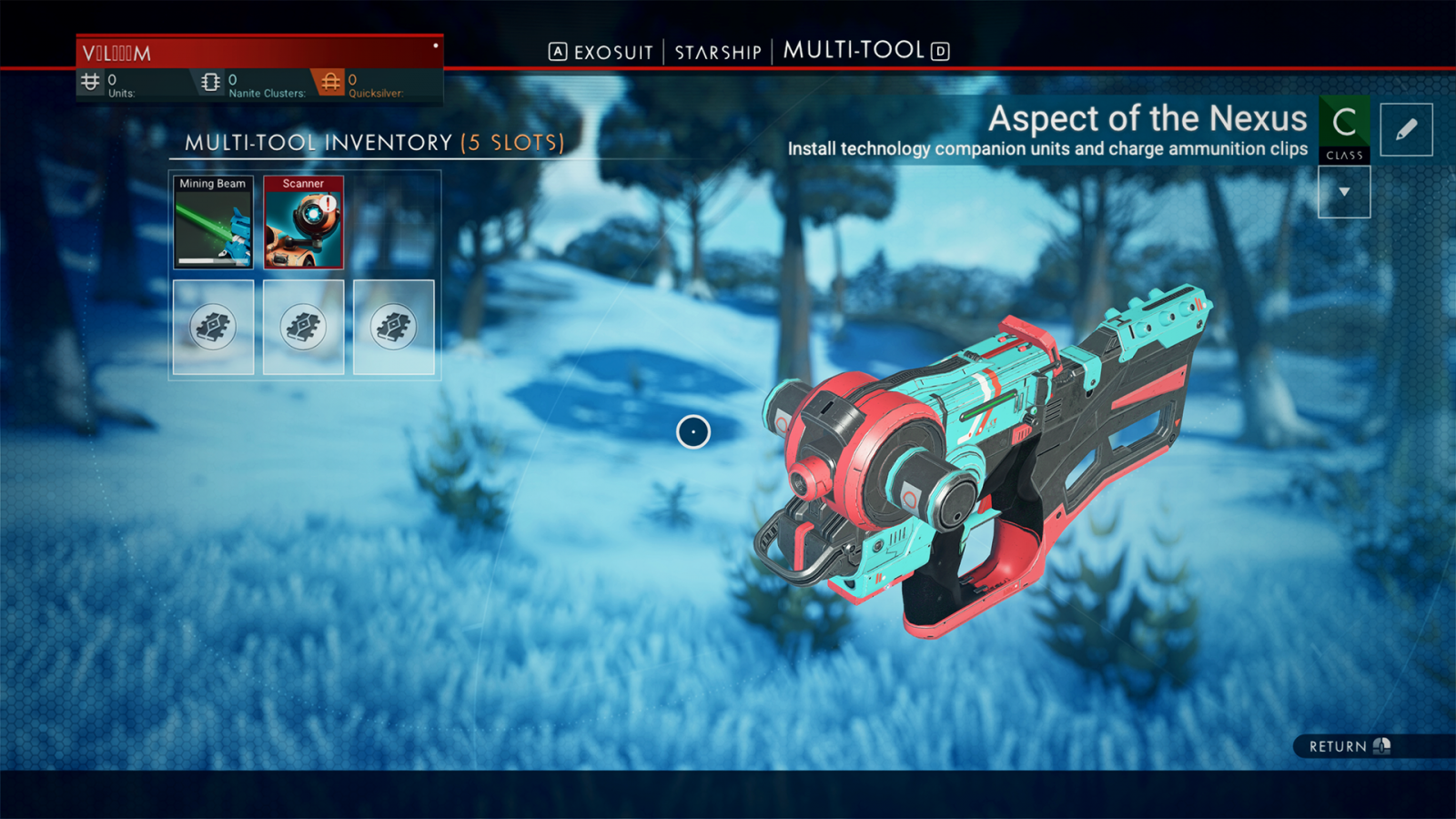Random Starting Ship and Multitool