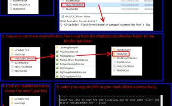 Auto modbuilder + updater + mod script definition system