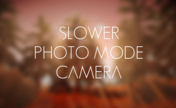 Slow photo mode camera