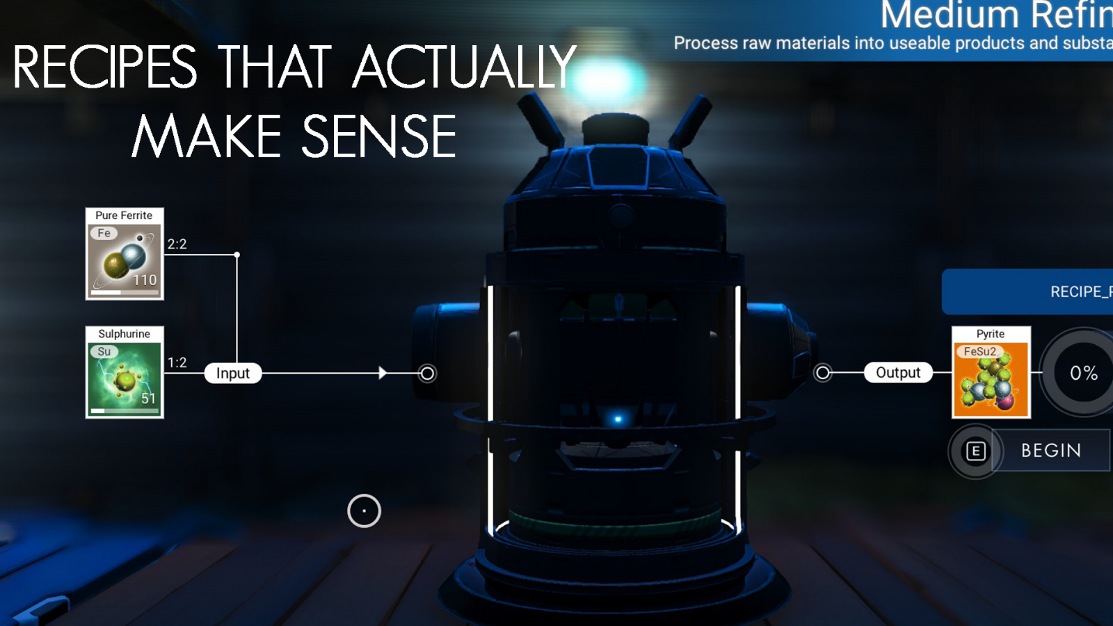 No Man’s Science for 1.7 (Chemistry Fixes)