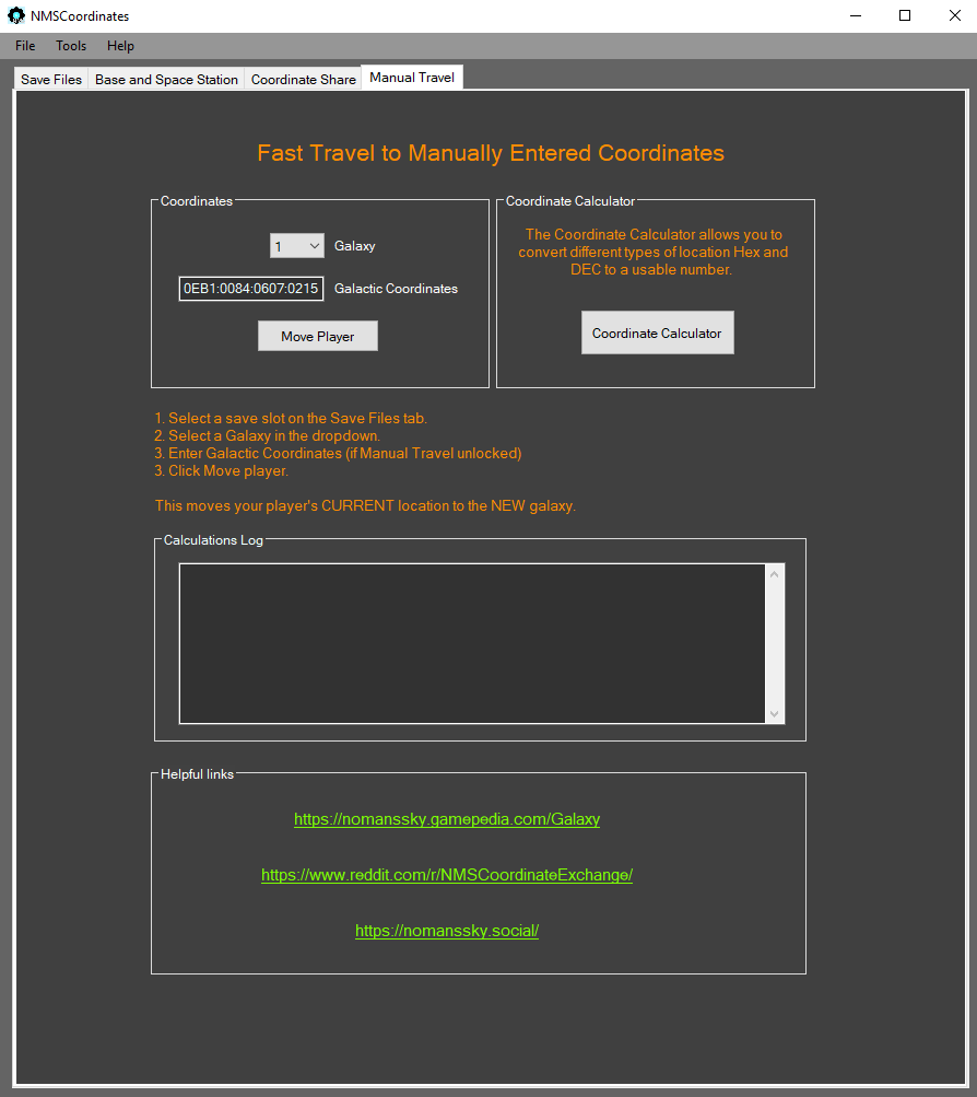 NMSCoordinates