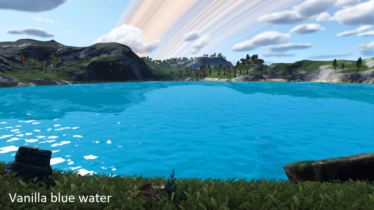 Natural Blue Water