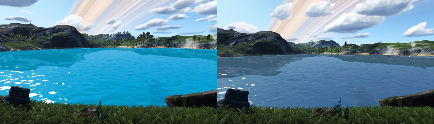 Natural Blue Water