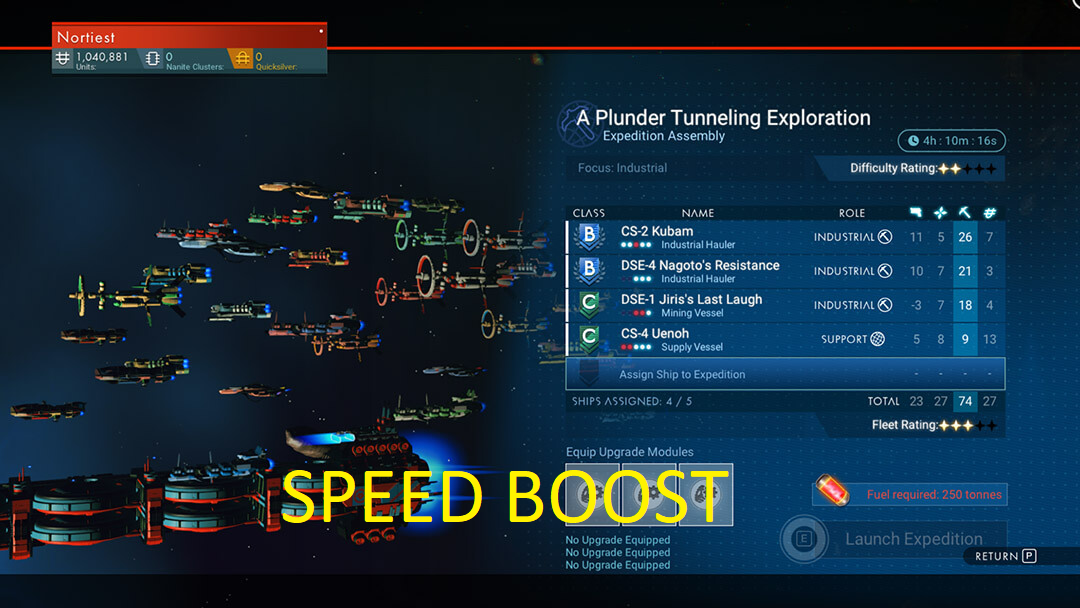 Complete Fleet Missions instantly/A lot faster