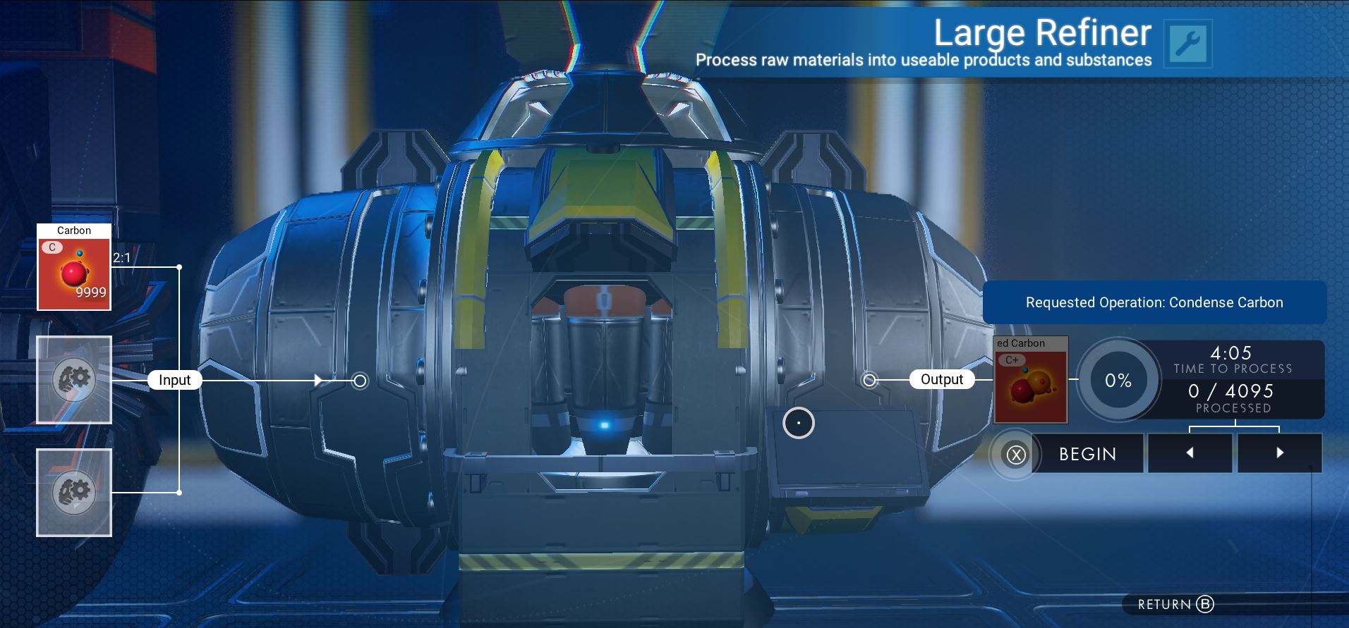 Syphen’s Faster refining and coking x3 with instant refining option