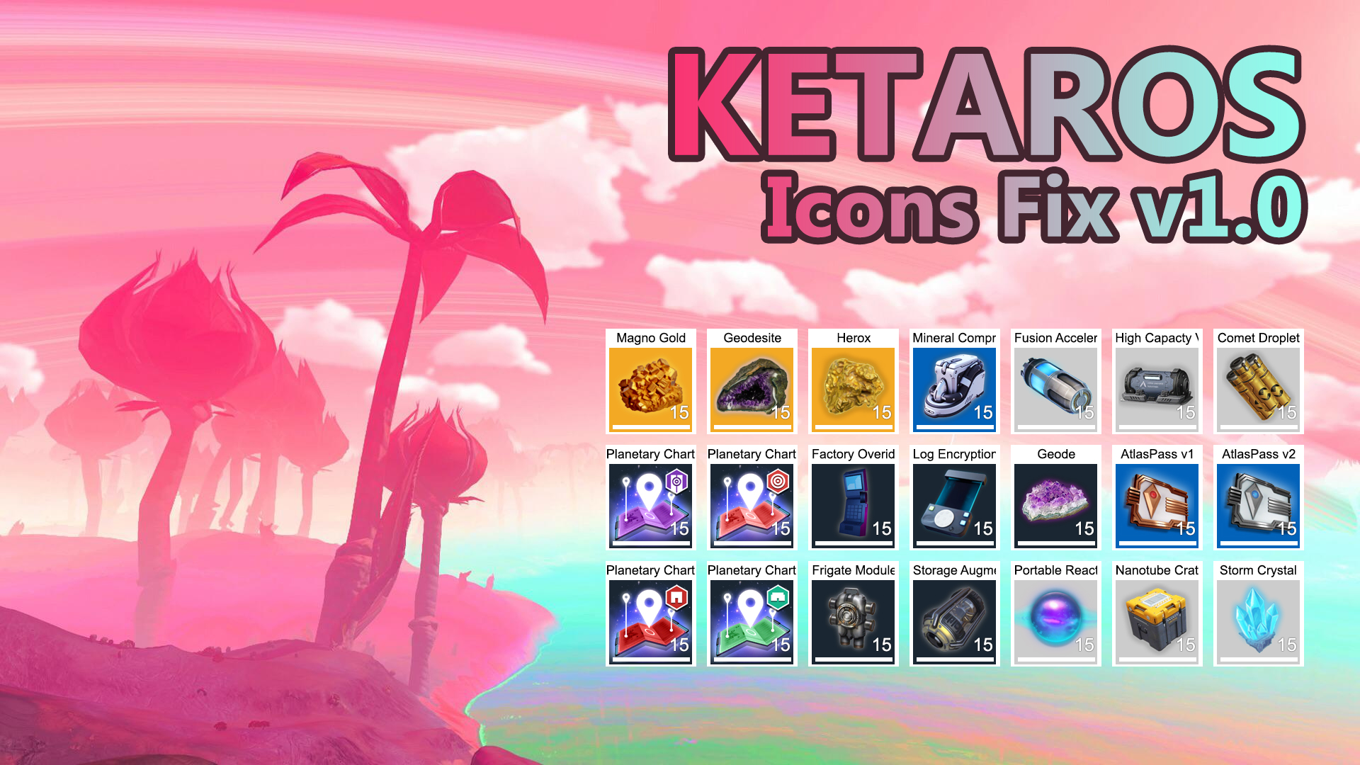 Ketaros Icons Fix v1.0