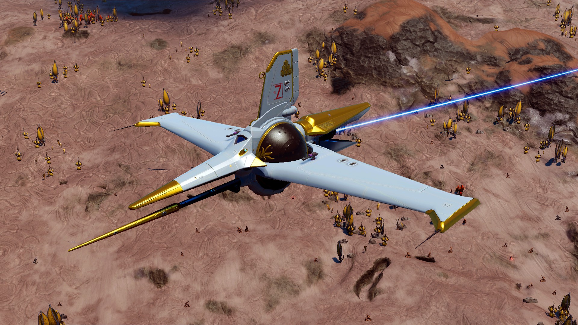 Flat Wings for exotic ships (EXO MECH)