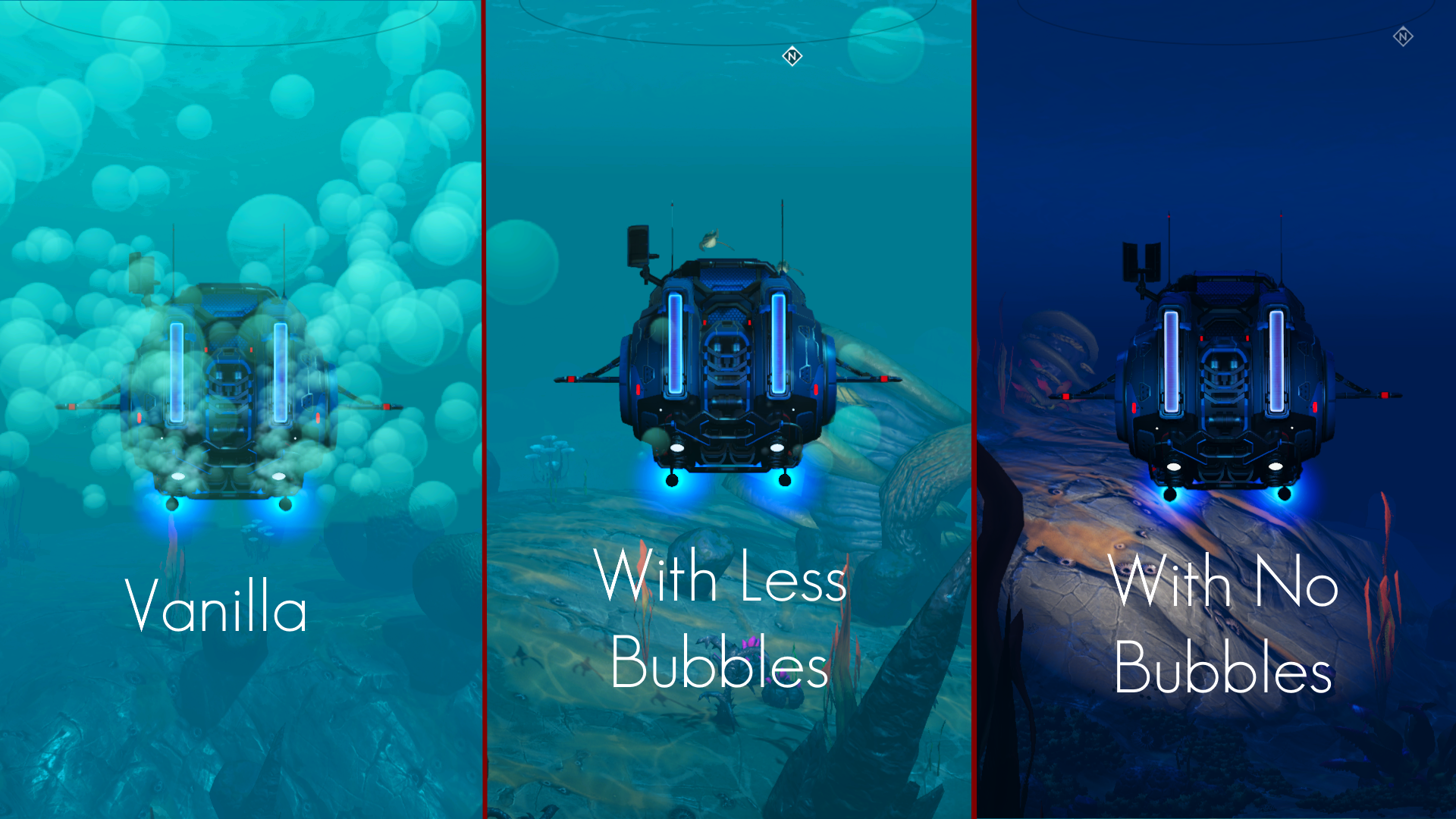 Less bubbles for Nautilon