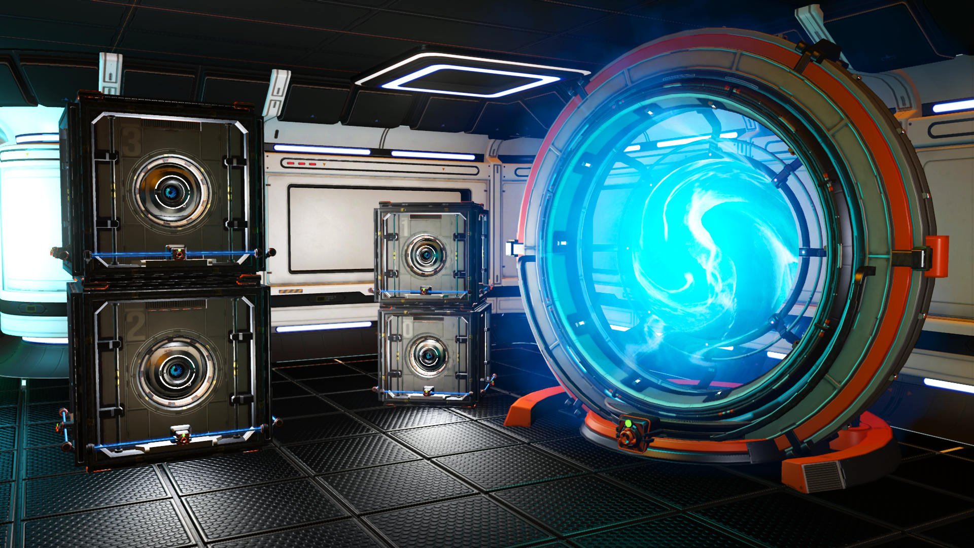 Reducable Containers and Teleporters on Freighters - Pickeable Geobay and Harvesters