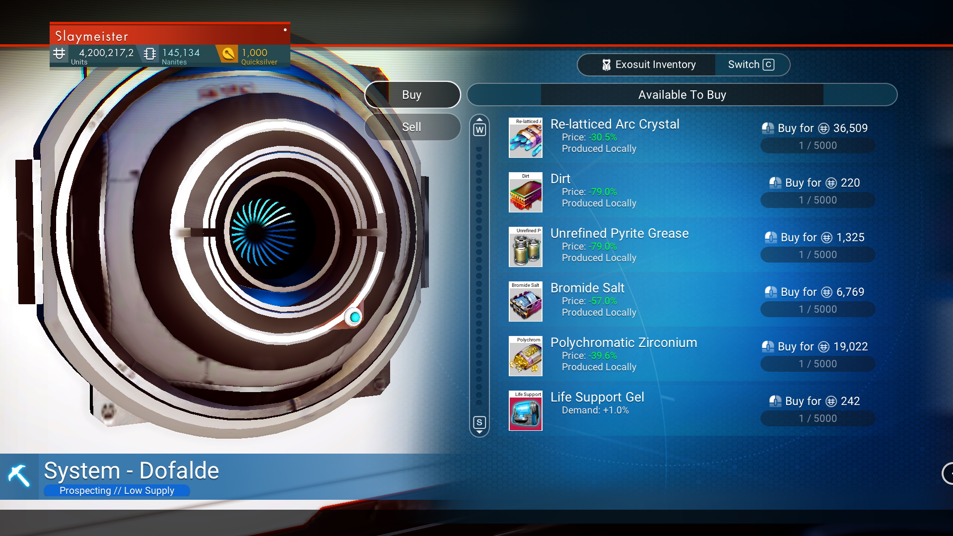 Too Many Items Planet Galactic Trade Network