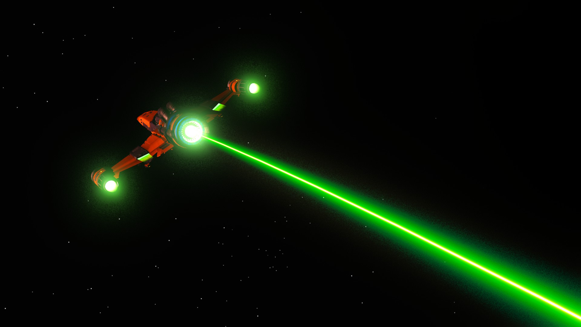 G Ship Engine Glow