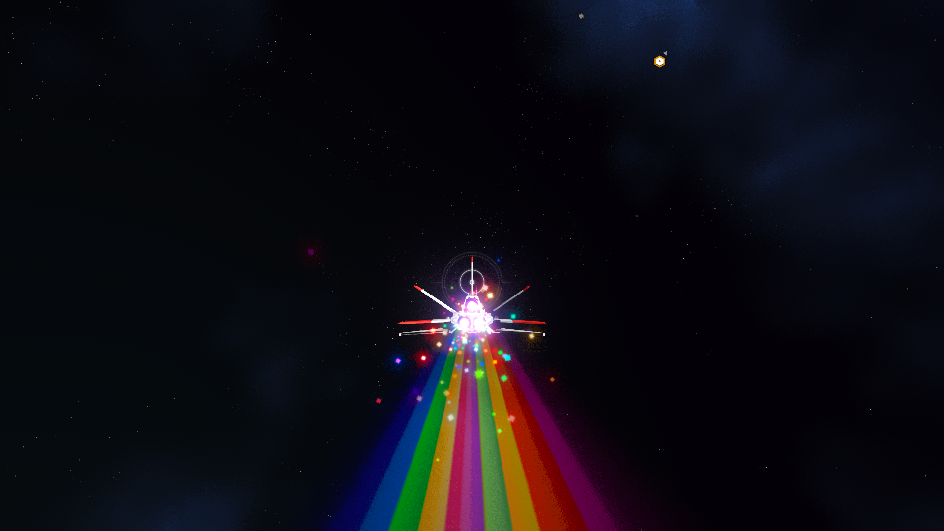 No Rainbow Ship Particles