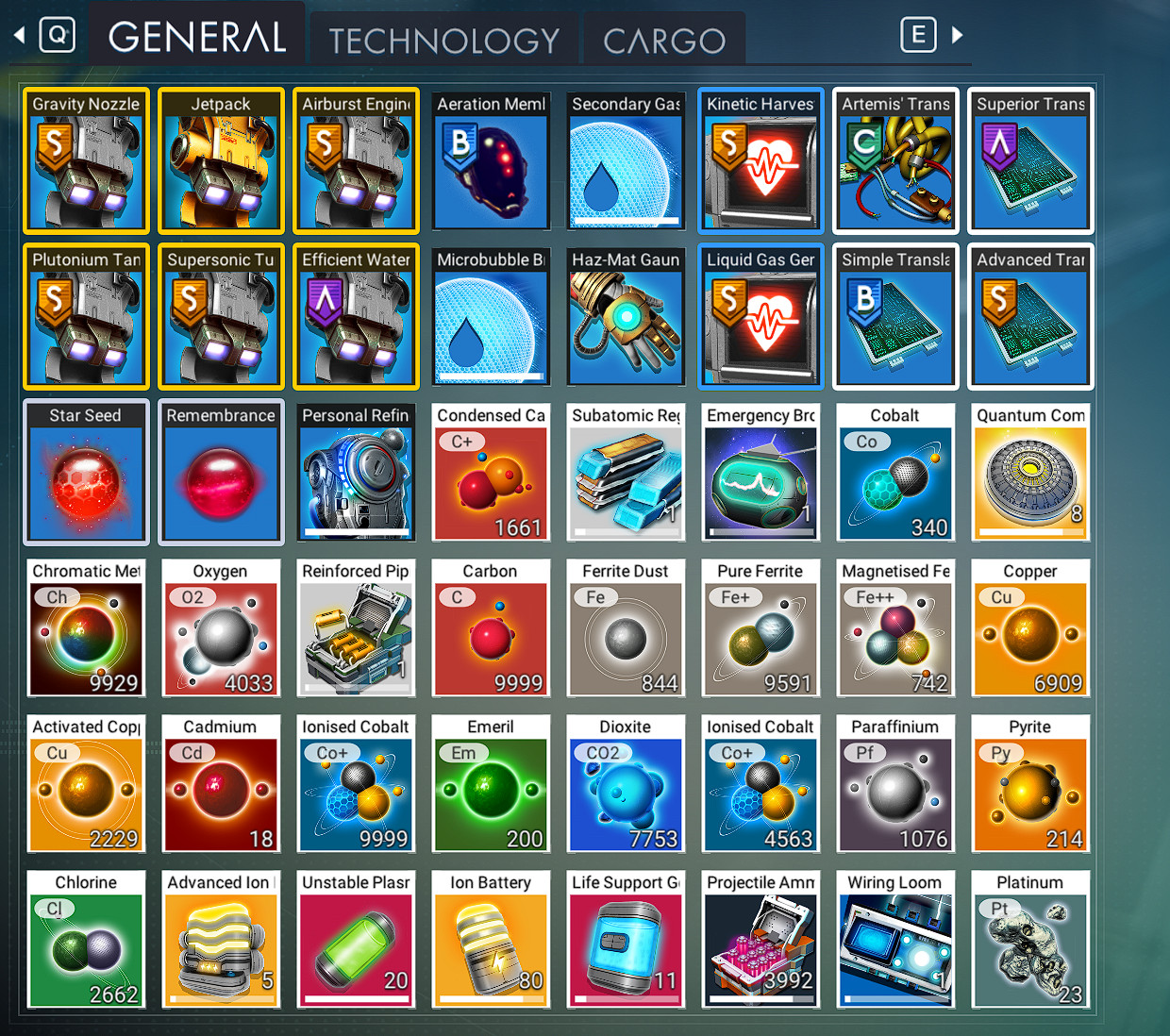 Survival Inventory Tweaked