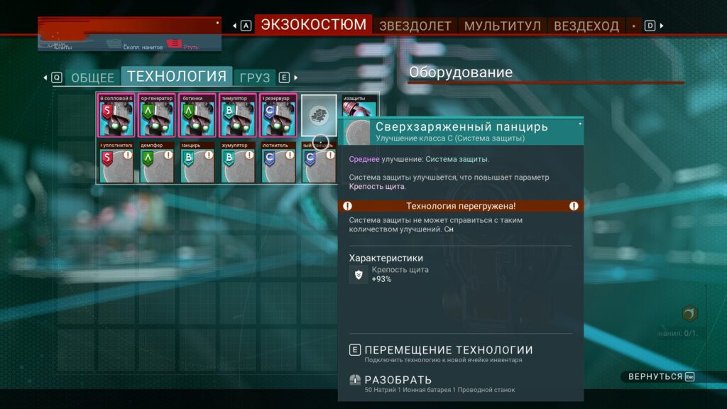 Technology not overloaded