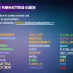 Text formatting