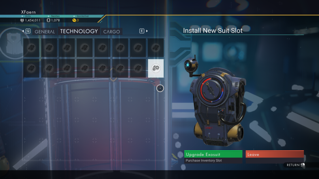 Free Suit Upgrades