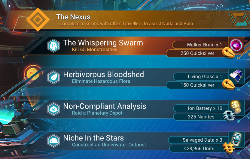 Quicksilver Missions