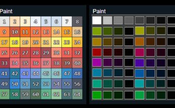 Palette Templates for .lua scripts