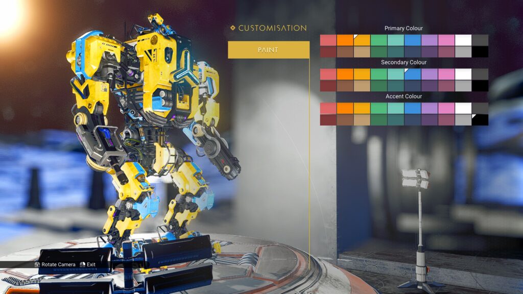 Mech Hardframe Customizing