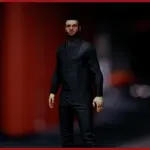 4K - Ryujin Fitted Bussines Suit - Black Retexture V1.0