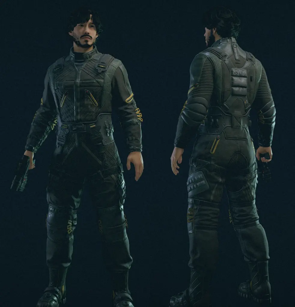 Black Utility Flightsuit V1.0