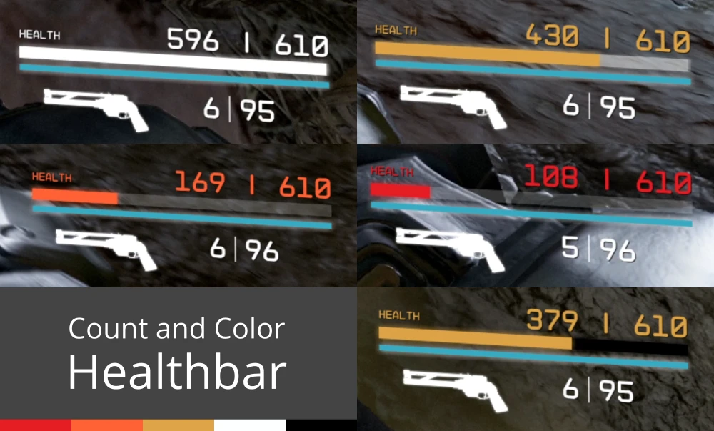 Count and Color Healthbar (CACH) V1.0