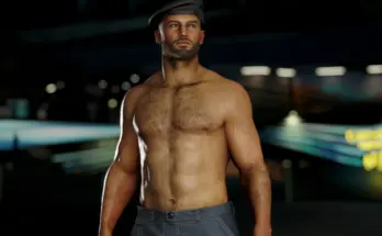 DA - Muscular Male Tone Body Texture - Normal Map 4k V1.0