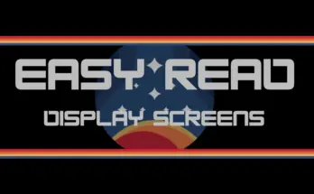 Easy Read Dark UI - Display Screens V1.0