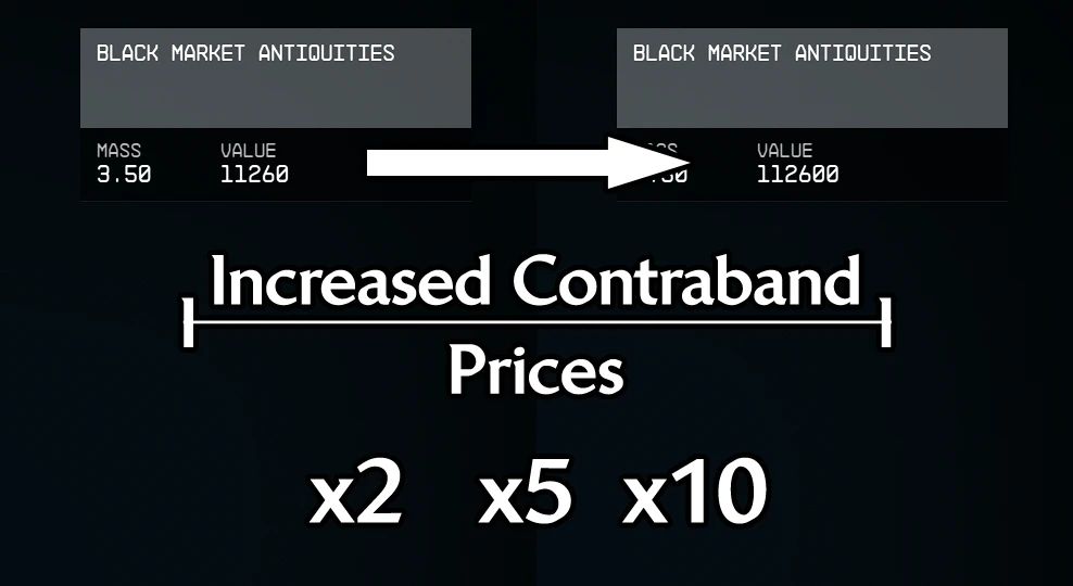 Increased Contraband Prices - x2 x5 x10 V1.1