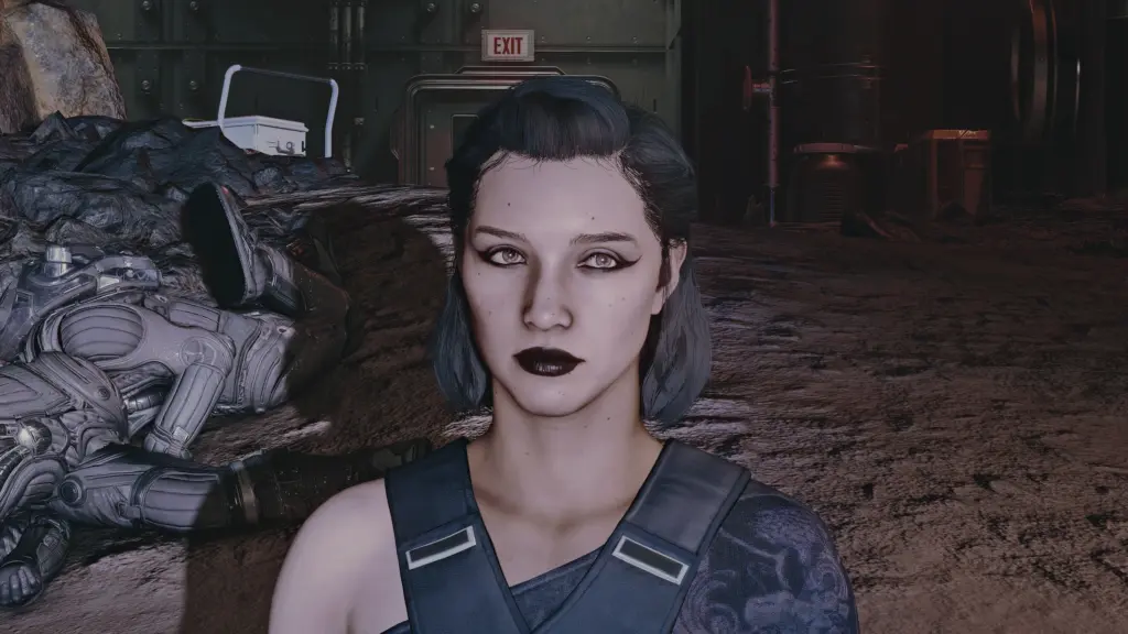 Make up for Andreja (Goth look with and without moles) V1.0