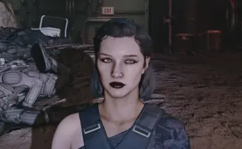 Make up for Andreja (Goth look with and without moles) V1.0