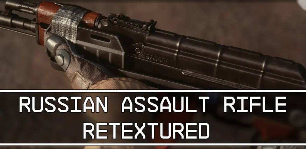 Russian Assault Rifle Retextured V1.0