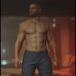 Shirtless Space Rogue Muscle Gear