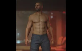 Shirtless Space Rogue Muscle Gear