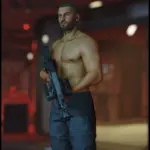Shirtless Space Rogue Muscle Gear