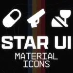 StarUI Material Icons (Simple - HUD - Inventory) V1.0