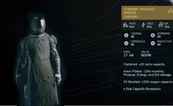 Starborn Venator Armor Customization V1.0