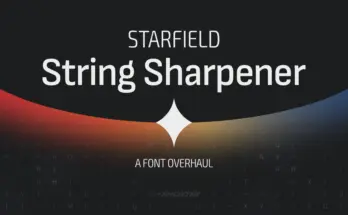 Starfield String Sharpener - A Font Overhaul V2.6.1
