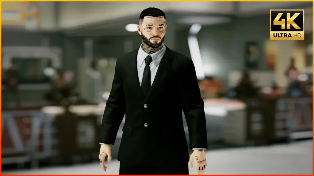 The Spectre - 4K - Black - Roosevelt Suit Retexture V2.0