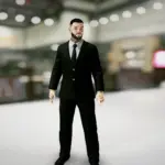 The Spectre - 4K - Black - Roosevelt Suit Retexture V2.0