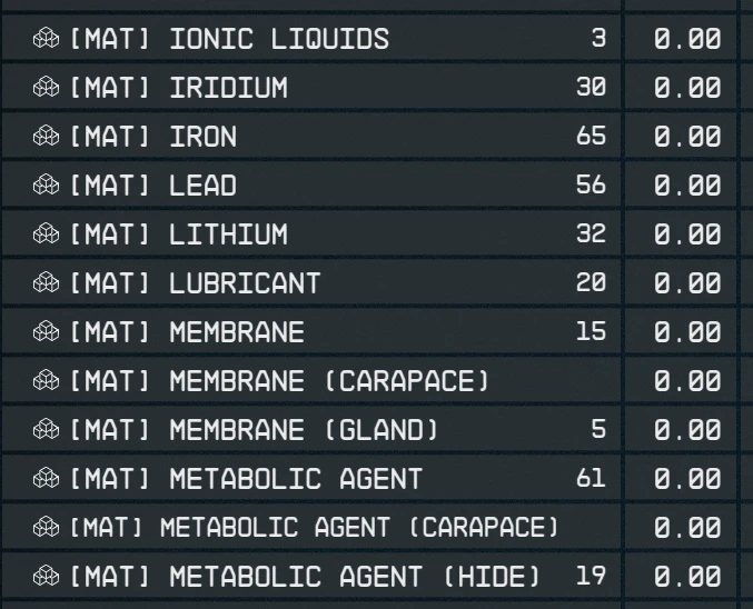 Weightless Resources and Other Items V0.2