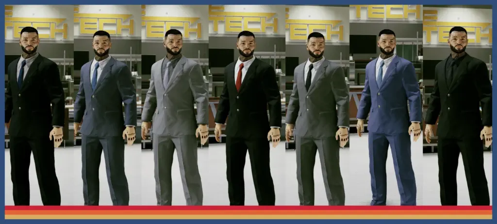 4K - Roosevelt Suit - 6 Variants - John Wick - Hitman V1.0