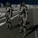 Black and Silver Starborn Spacesuit Venator V1.0