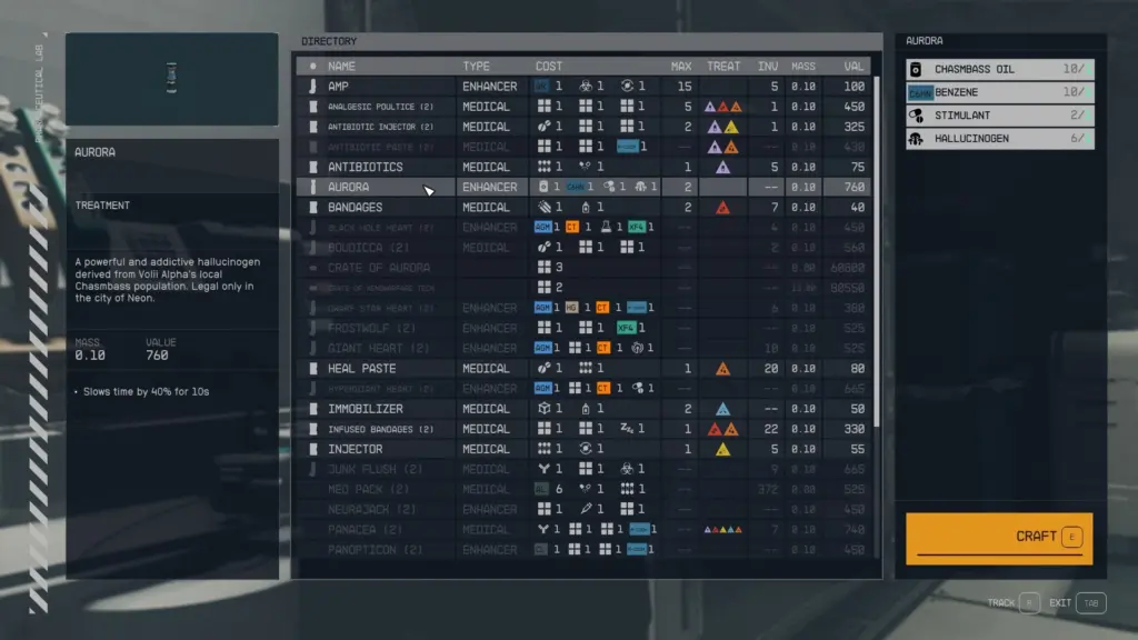 Contraband Crafting Updated